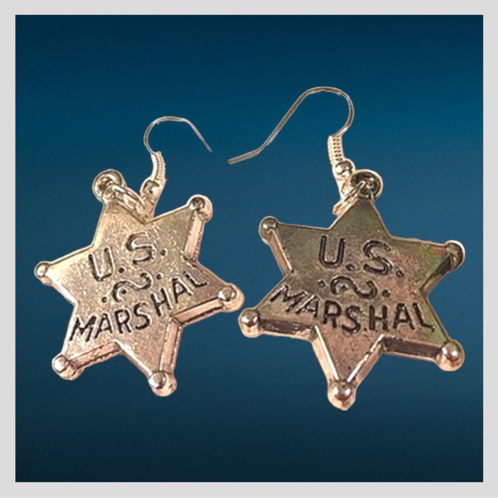 U.S. Marshal Earrings